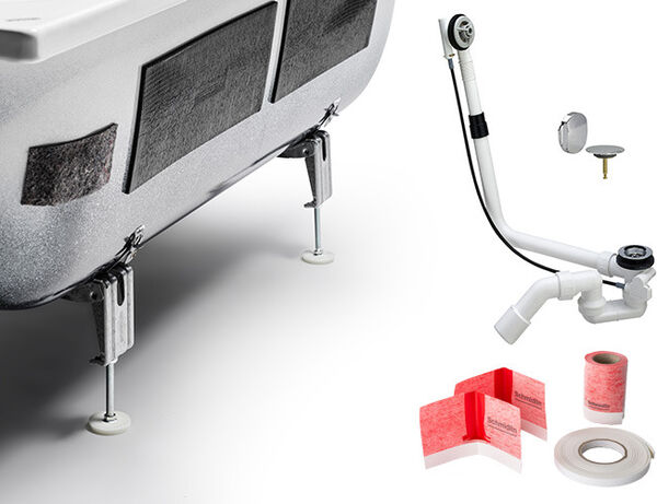Set di montaggio per vasca da bagno Schmidlin Swiss Line image number 0