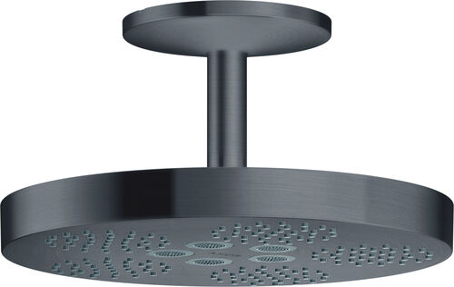 Regenbrause Axor One ½" Brushed black chrome