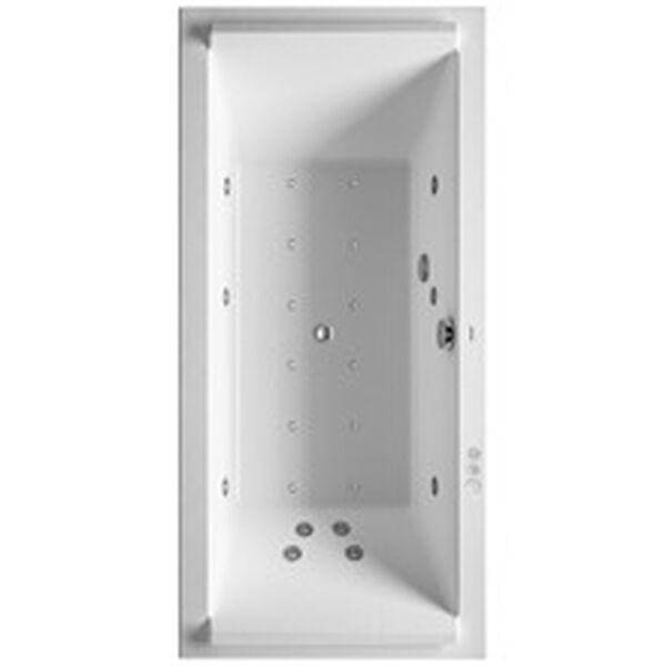 Vasca da bagno Duravit Starck 180 x 80 cm, sistema Combi P con 12 bocchette ad aria nel fondo image number 0