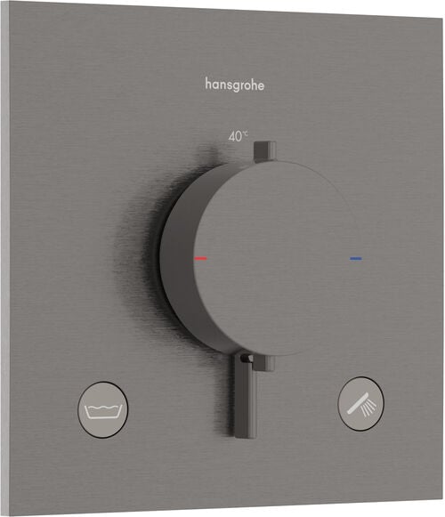 Sistema da doccia Hansgrohe Ecostat Comfort E Brushed black chrome