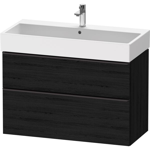 Armadio sottolavabo Duravit D-Neo Rovere nero image number 1