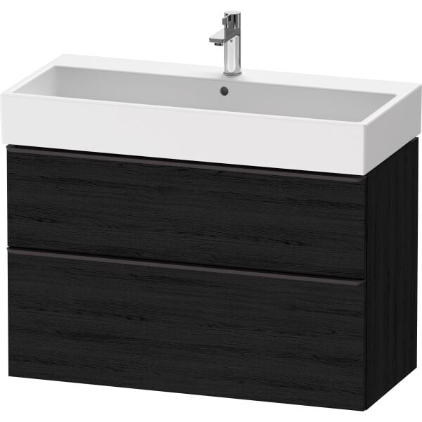 Armadio sottolavabo Duravit D-Neo Rovere nero image number 1