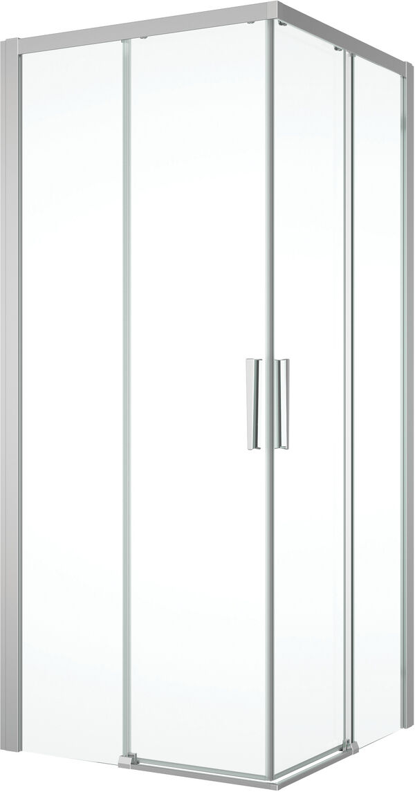 Paroi diagonale Alterna primo Argent brillant Verre clair Aquaperl image number 0