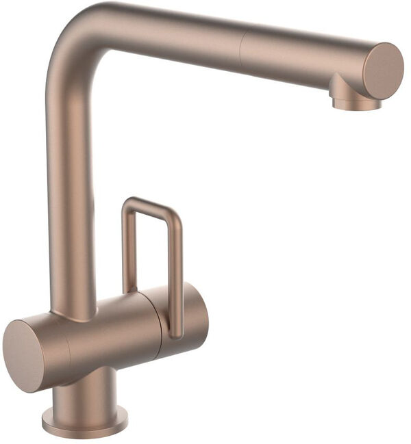 Sp&uuml;ltischmischer Laufen Twin Edelstahl geb&uuml;rstet PVD rosegold image number 0