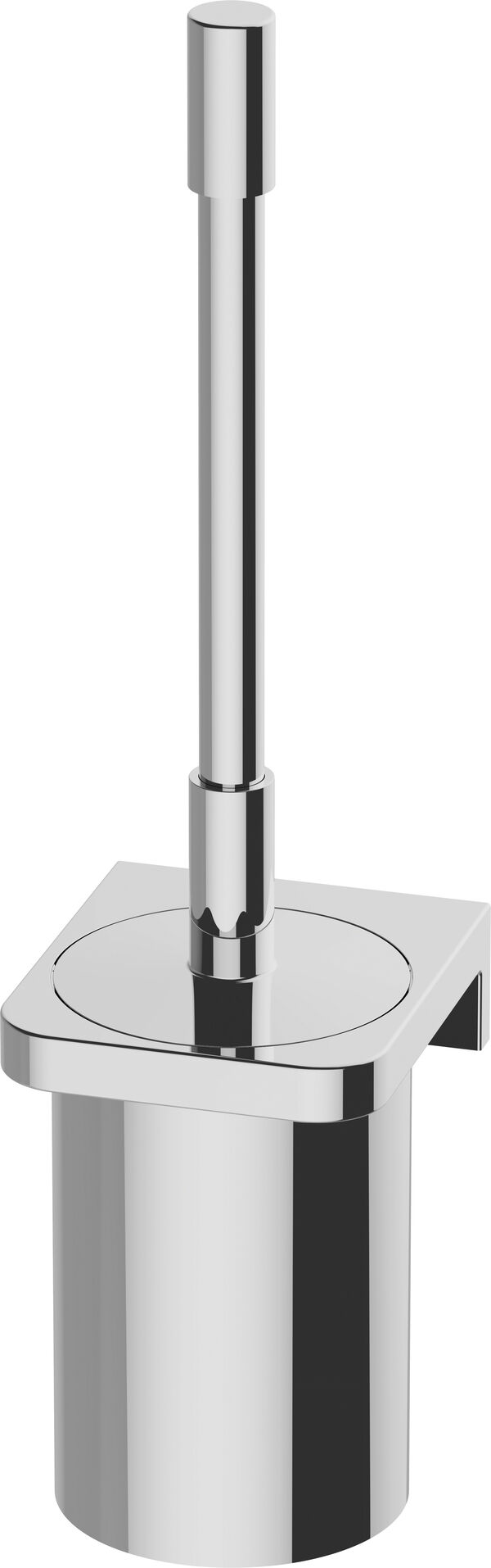 Portaspazzola Alterna direta, modello a parete, con inserto in plastica nera, montaggio incollaggi image number 0