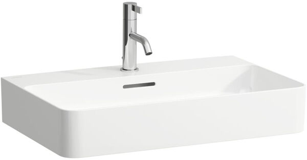 Lavabo d'appoggio Val 65 x 42 cm, altezza 11,5 cm con troppopieno con foro image number 0