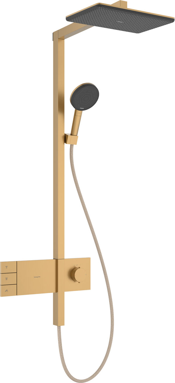 Showerpipe Hansgrohe Alive Q EcoSmart Brushed bronze image number 0