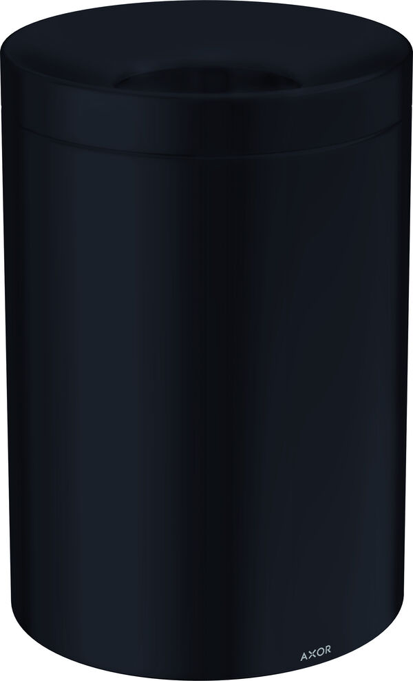 Abfalleimer Axor Universal Circular Schwarz matt image number 0