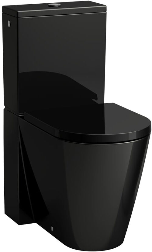 Stand-Klosett Laufen Kartell rimless schwarz