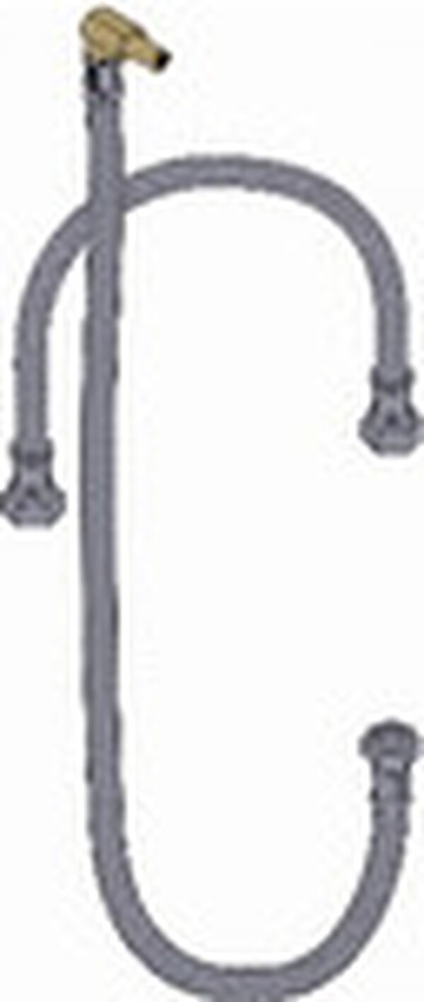 Wasserzulauf Keramik Laufen Verschlauchung ohne Magnetventil zu Urinoir Antero image number 0