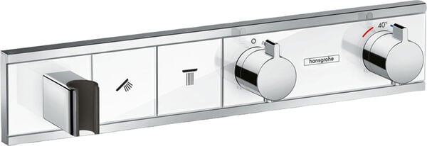 Duschsystem Hansgrohe Rain Select Verchromt-weiss image number 0