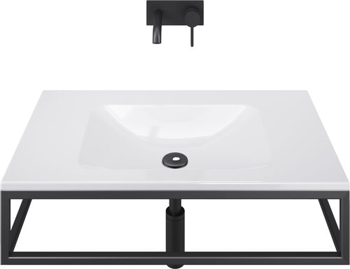 Lavabo d'appoggio Schmidlin Lotus Frame Bianco opaco