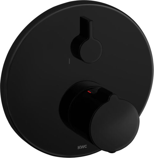 Miscelatore da douche-set di montaggio finale KWC termico Nero opaco
