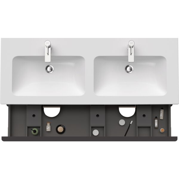 Waschtischmöbel Duravit D-Neo basalt matt image number 4