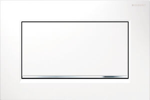 Betätigungsplatte Geberit Sigma10 square weiss/glanz/weiss