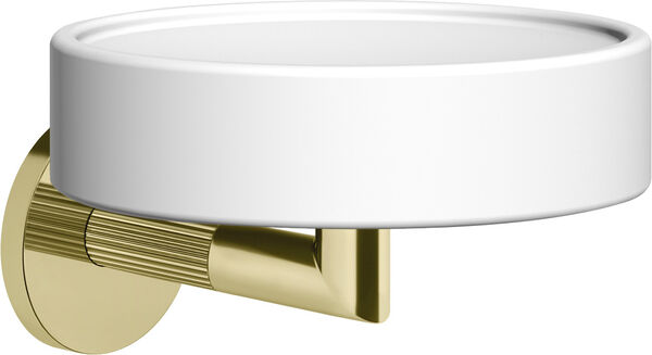 Seifenhalter Gessi Ingranaggio, Seifenablage weiss matt, Wandmodell, Rosette rund image number 0