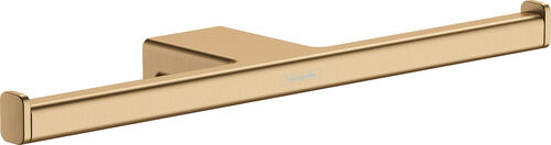 Doppelpapierhalter Hansgrohe AddStoris Brushed bronze