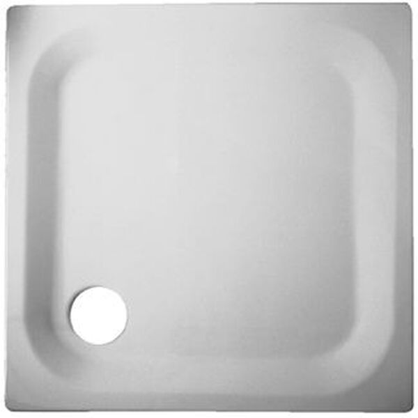 Vasca da doccia Schmidlin 90 x 90 x 2,5 cm, foro dello scarico d. 90 mm in acciaio image number 0
