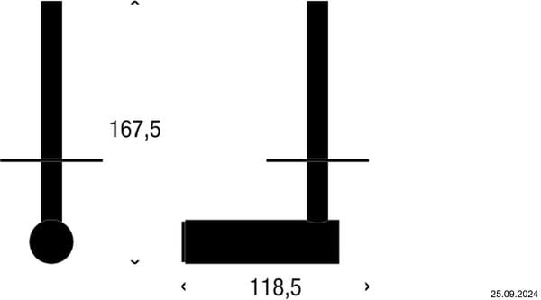 Reserverollenhalter Frost Nova 2 Weiss matt image number 1