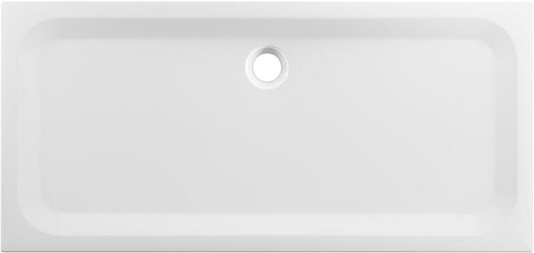 Duschenwanne Schmidlin, 170 x 80 x 3,5 cm, Stahl, Schallisolierung, Ablauf Längsseite Mitte, image number 0