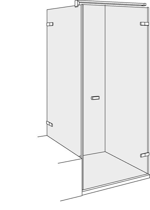 Pendelt&uuml;re Alterna lin.3 Finox Echtglas klar CareTec Pro