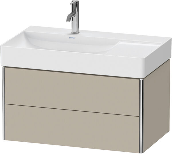 Meuble sous-lavabo Duravit XSquare Taupe satin&eacute; mat image number 0