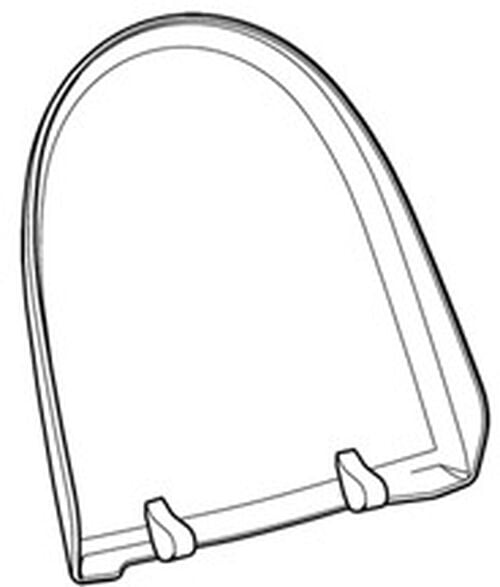Couvercle Geberit AquaClean Blanc