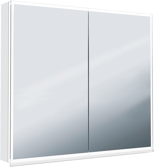 Armadio a specchio Alterna quattro luci LED plus Bianco