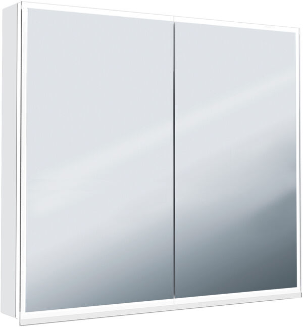 Armadio a specchio Alterna quattro luci LED plus, larghezza 78 cm (40/40), 27,6 W, altezza 73,6 cm image number 0