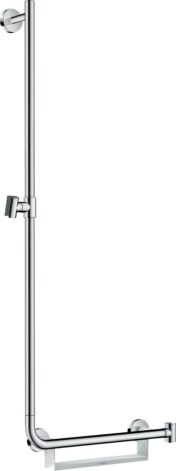 Glissière de douche Hansgrohe Unica Comfort L-Form chromé image number 0