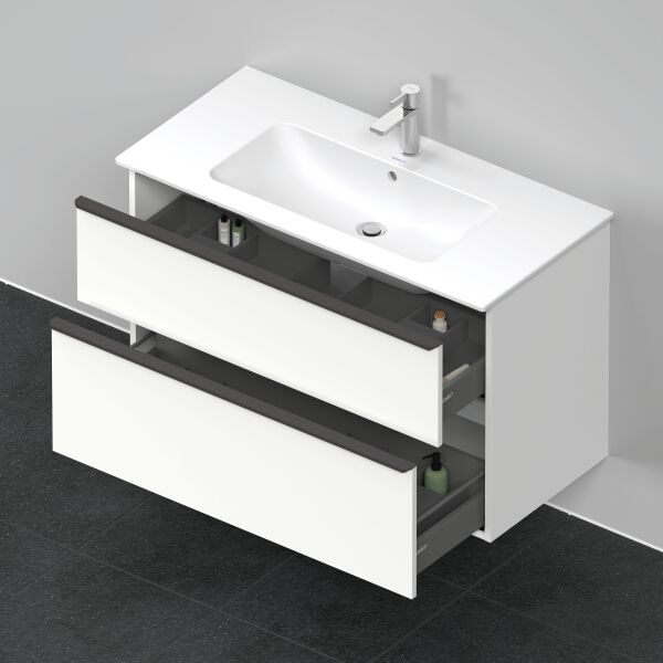 Armadio sottolavabo Duravit D-Neo bianco opaco image number 3