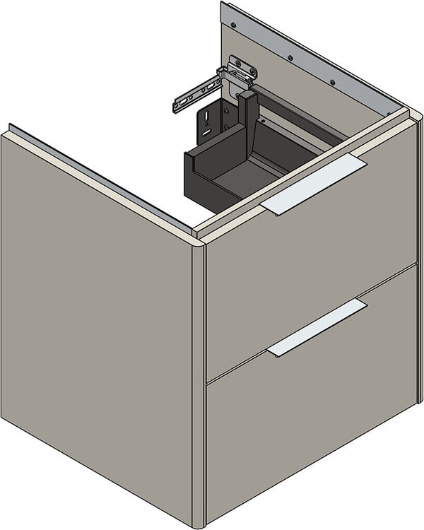 Meuble sous-lavabo Alterna pro S Light grey image number 0