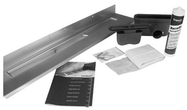 Rinnenset Wedi Riolita zu Modul 800, 1375 113-119 Rinne 80 cm ohen Rost image number 0