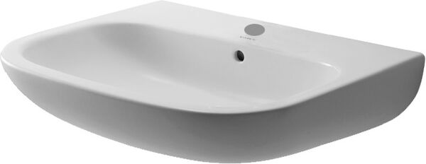 Waschtisch Duravit D-Code 65 x 50 cm Weiss image number 0
