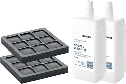 Charbon actif et détergent Geberit AquaClean