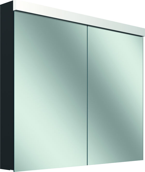 Spiegelschrank Schneider Low plus LED Schwarz matt image number 0