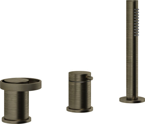 Garniture de remplissage Gessi Anello 3-trous Aged bronze