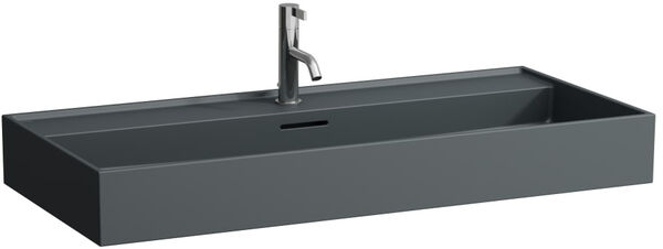 Auflegewaschtisch Laufen Kartell 100 x 46 cm Graphit matt image number 0