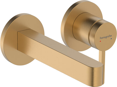 Wandmischer-Endmontageset Hansgrohe Finoris Brushed bronze