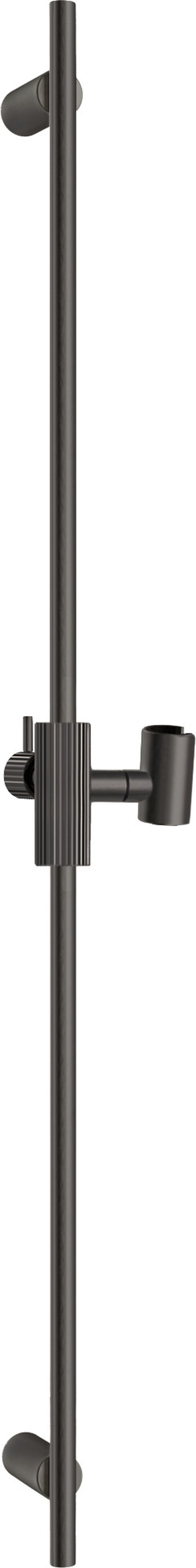 Glissière de douche Gessi Habito black Metal brushed rigato