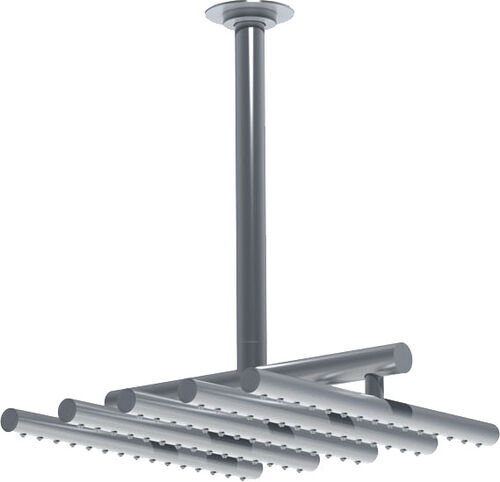 Soffione ad effetto pioggia Vola ¾" 050A Soffione ad effetto pioggia Vola ¾" 050A Nero opaco