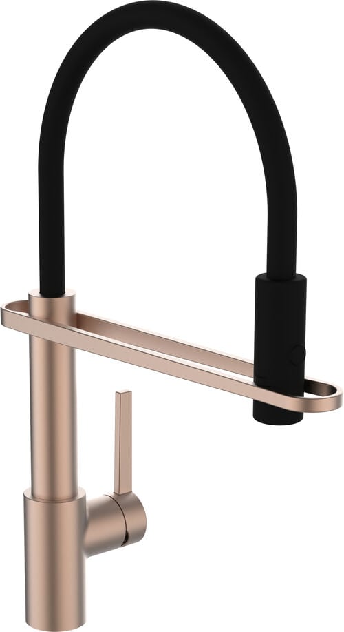 Sp&uuml;ltischmischer Laufen Semipro Rosengold geb&uuml;rstet PVD basis chrom