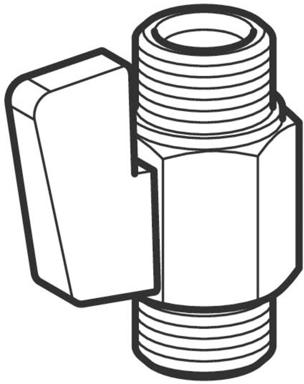 Robinet &agrave; bille ⅜" Geberit AquaClean image number 0