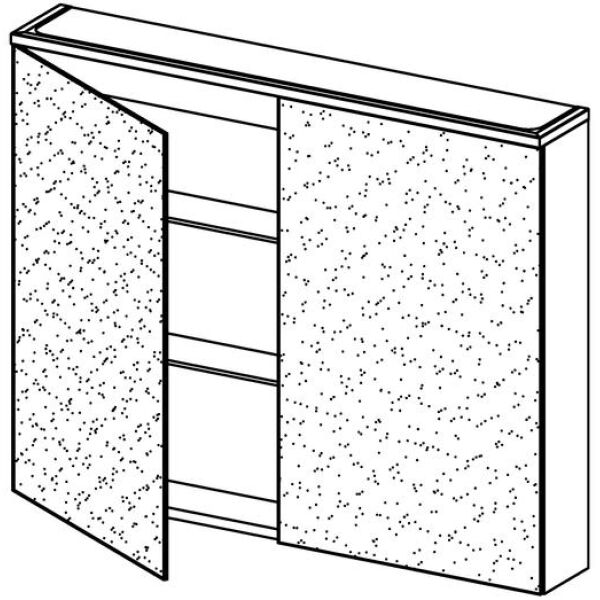 Spiegelschrank Alterna enea LED plus Fango Lichtfarbe stufenlos verstellbar 2700-6500 K image number 1