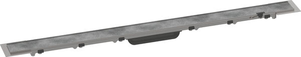 Canale doccia Hansgrohe RainDrain Rock, 100 cm accorciabile e piastrellabile, coperchio image number 0