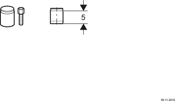 Set de prolongation Geberit image number 1