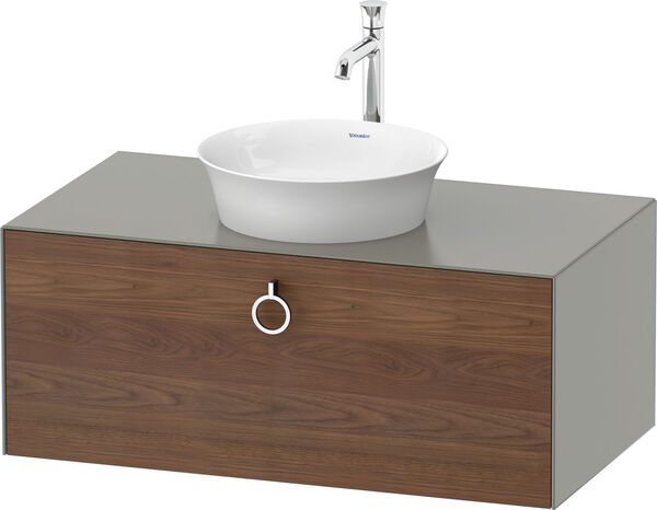 Meuble sous-lavabo Duravit White Tulip Stone grey mat image number 0