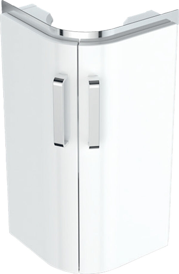Meuble sous-lavabo d'angle Geberit Renova Compact blanc image number 0