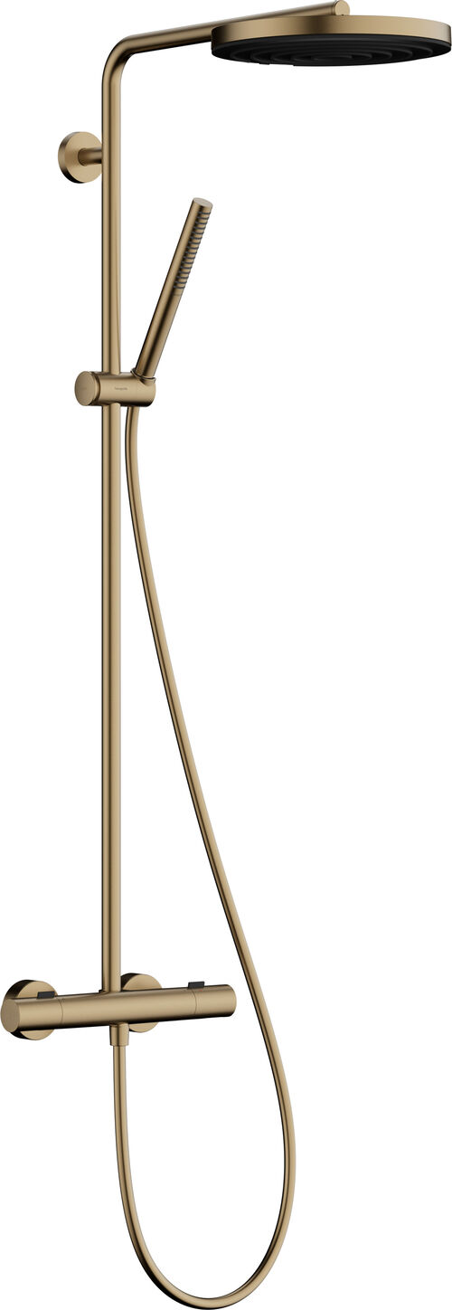 Showerpipe Hansgrohe Pulsify S Puro ½" brushed bronze