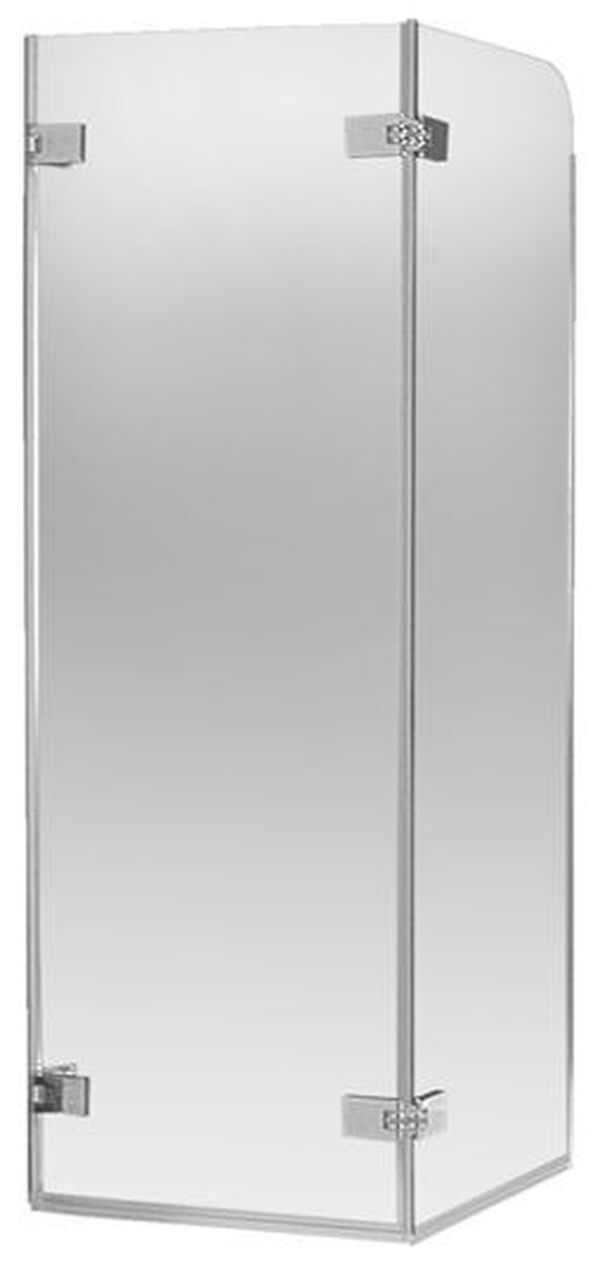 Trennwand Alterna lin silber hochglanzeloxiert Echtglas klar CareTec Pro image number 0
